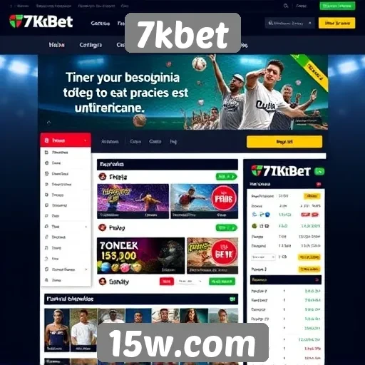 Interface do usuário do 7kbet é intuitiva